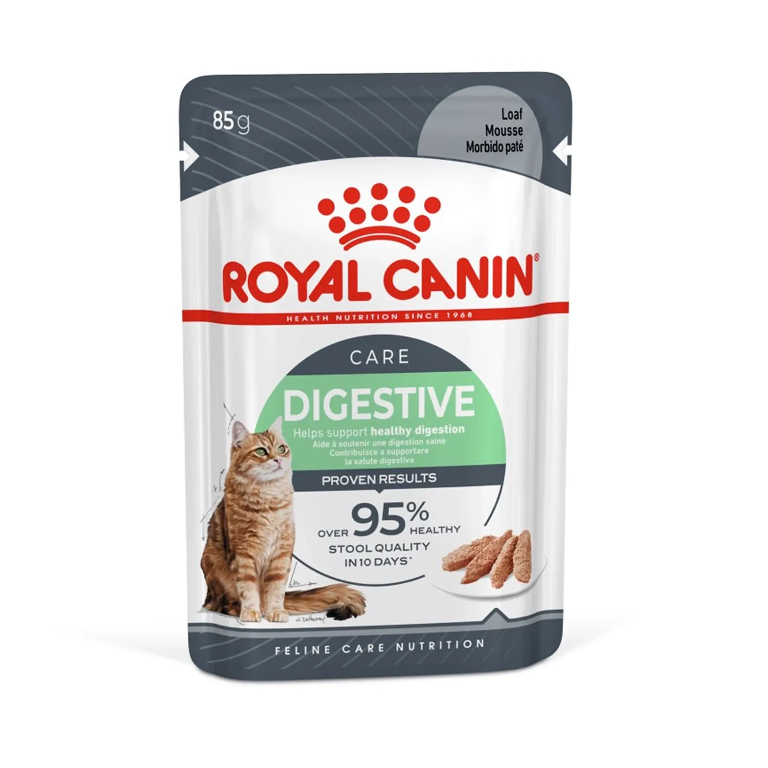 Ração Úmida Royal Canin Patê Cuidado Digestivo para Gatos Adultos